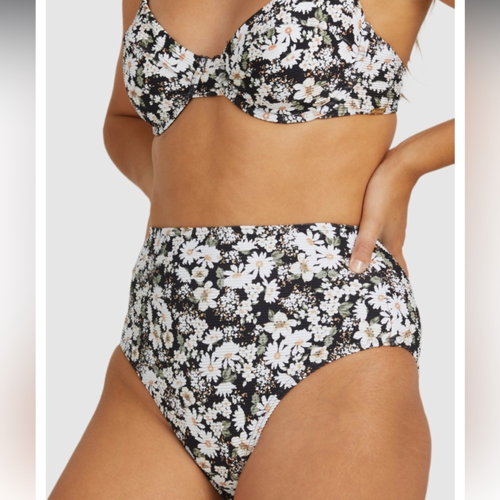 NWT Billabong Bliss Fall Hi Retro Bikini Bottoms